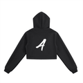 Essential Cropped Zip-Up Hoodie