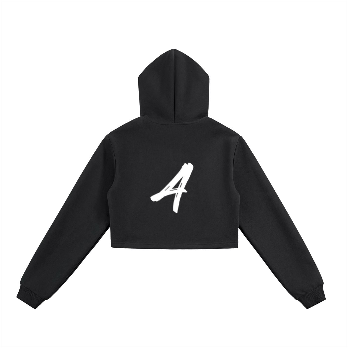Essential Cropped Zip-Up Hoodie