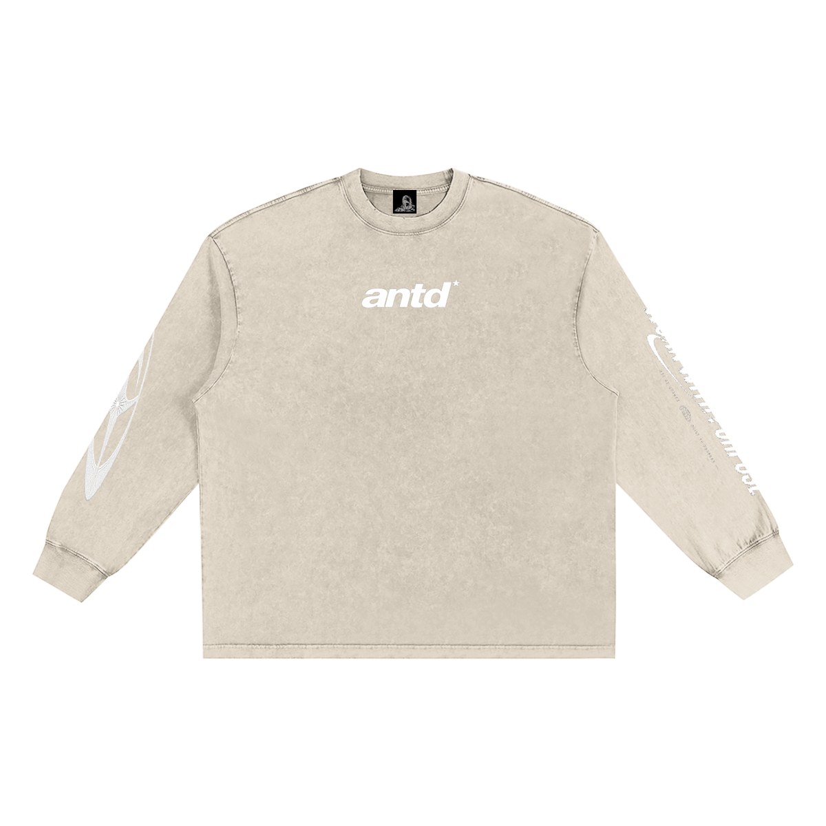 Snow Washed Frayed Edge T-Shirt