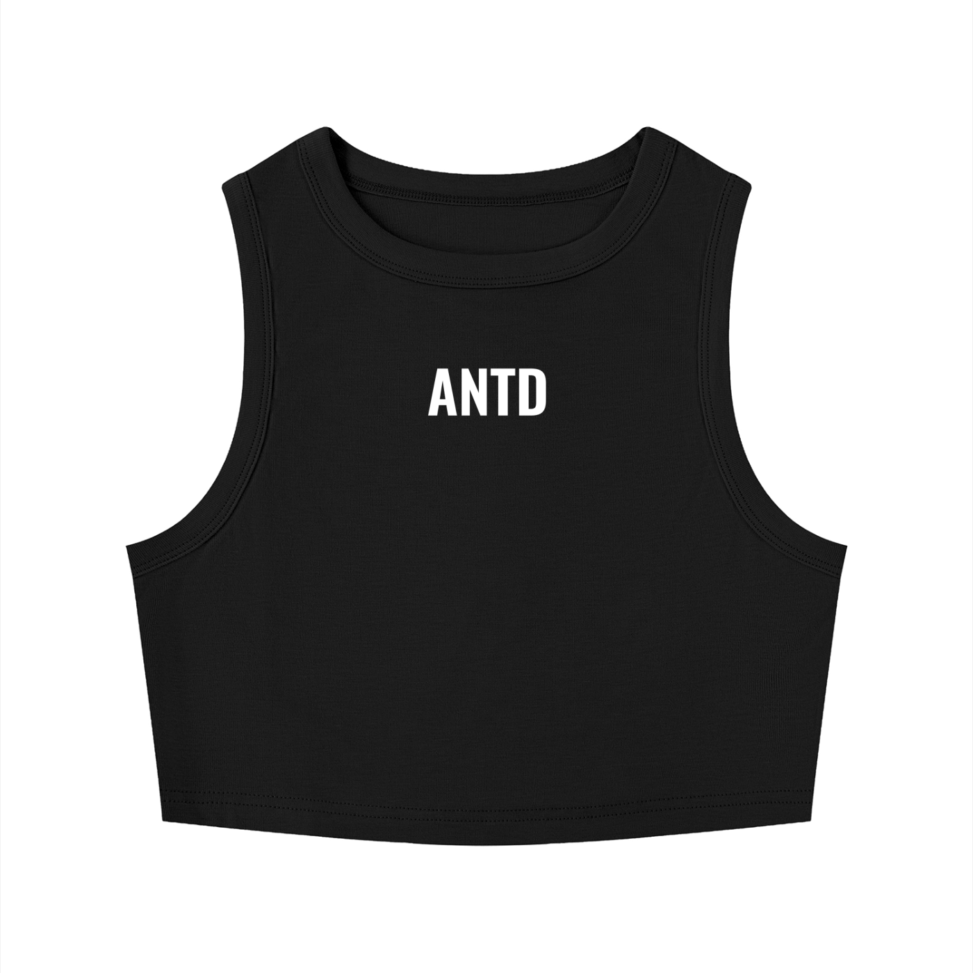 Women's Tight Crewneck Crop Tank Top