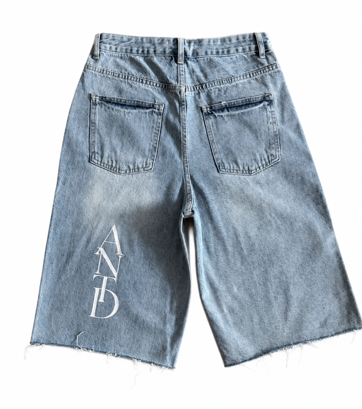 Men’s Vintage Wide Leg Denim Shorts