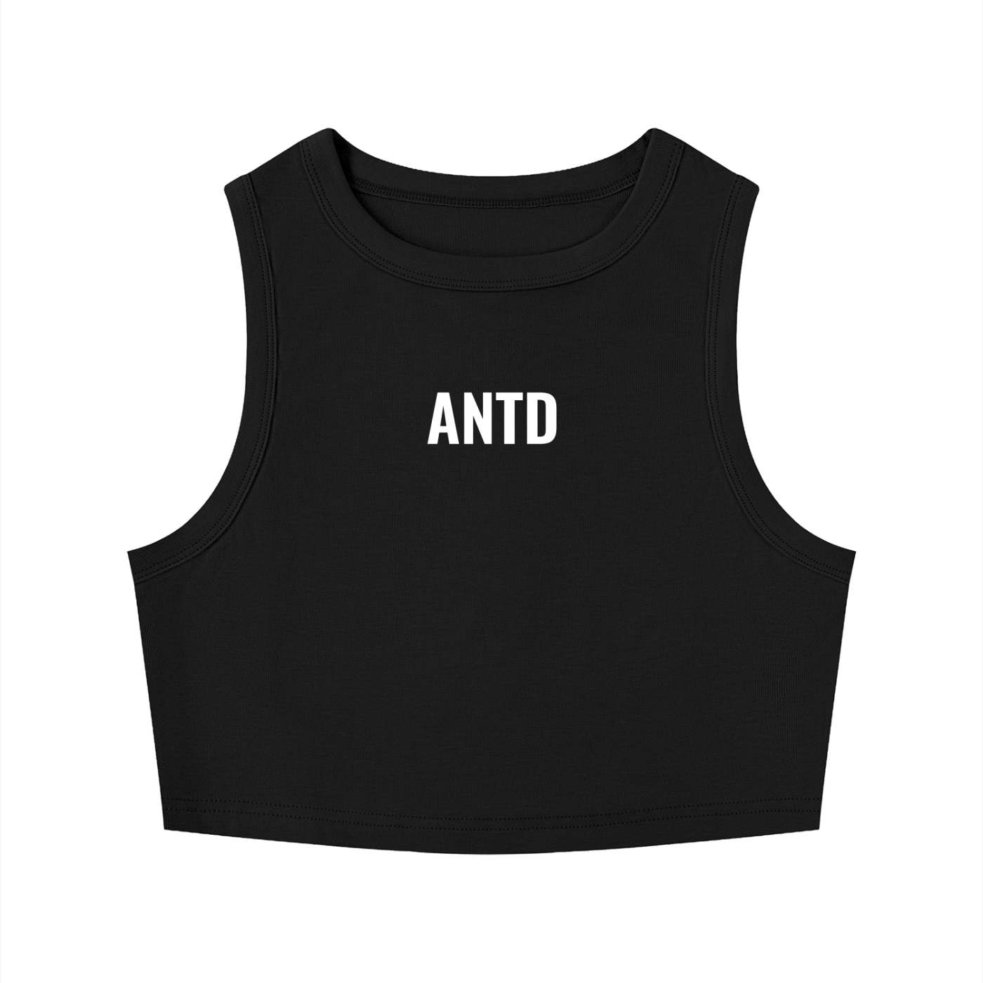 Women's Tight Crewneck Crop Tank Top