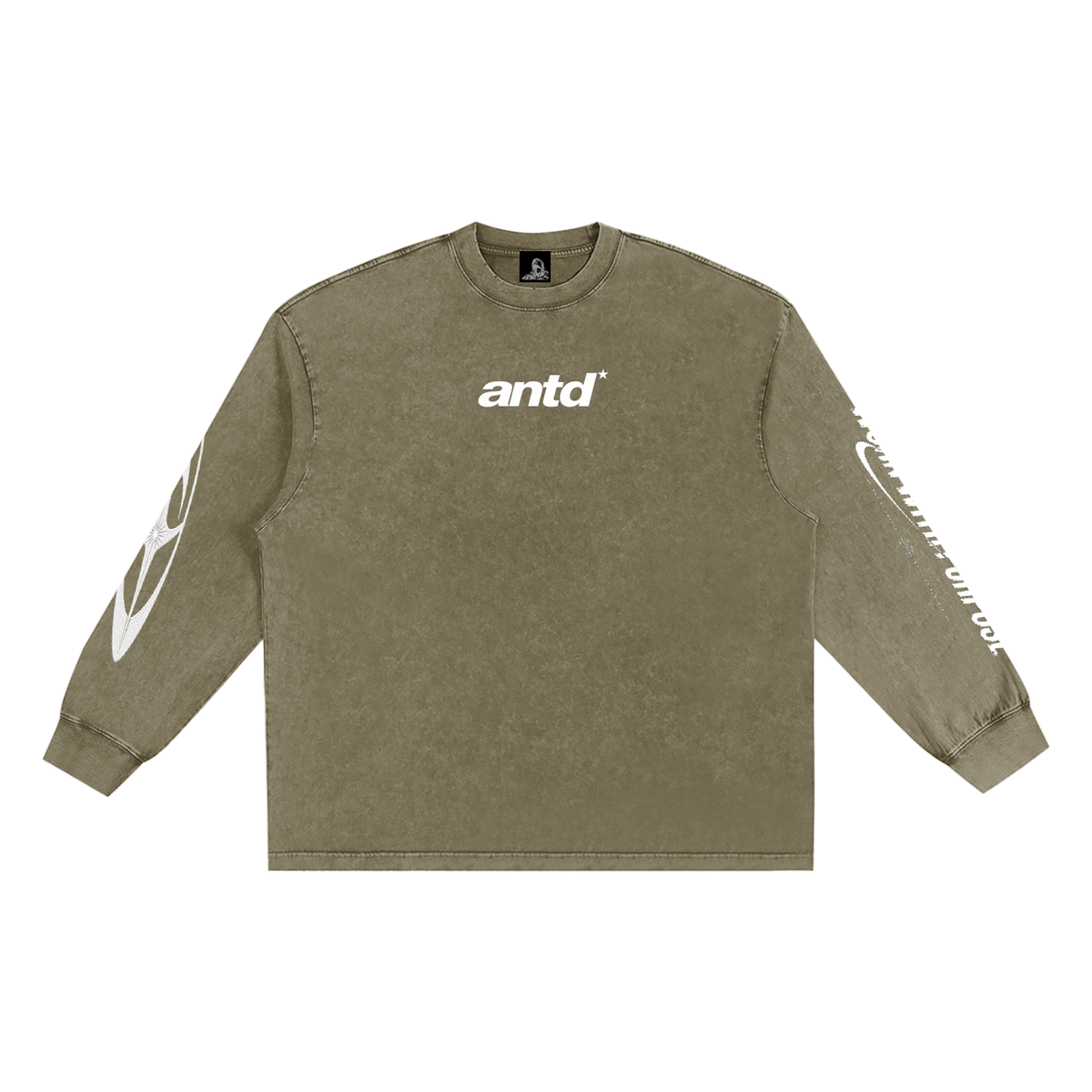 Snow Washed Frayed Edge T-Shirt