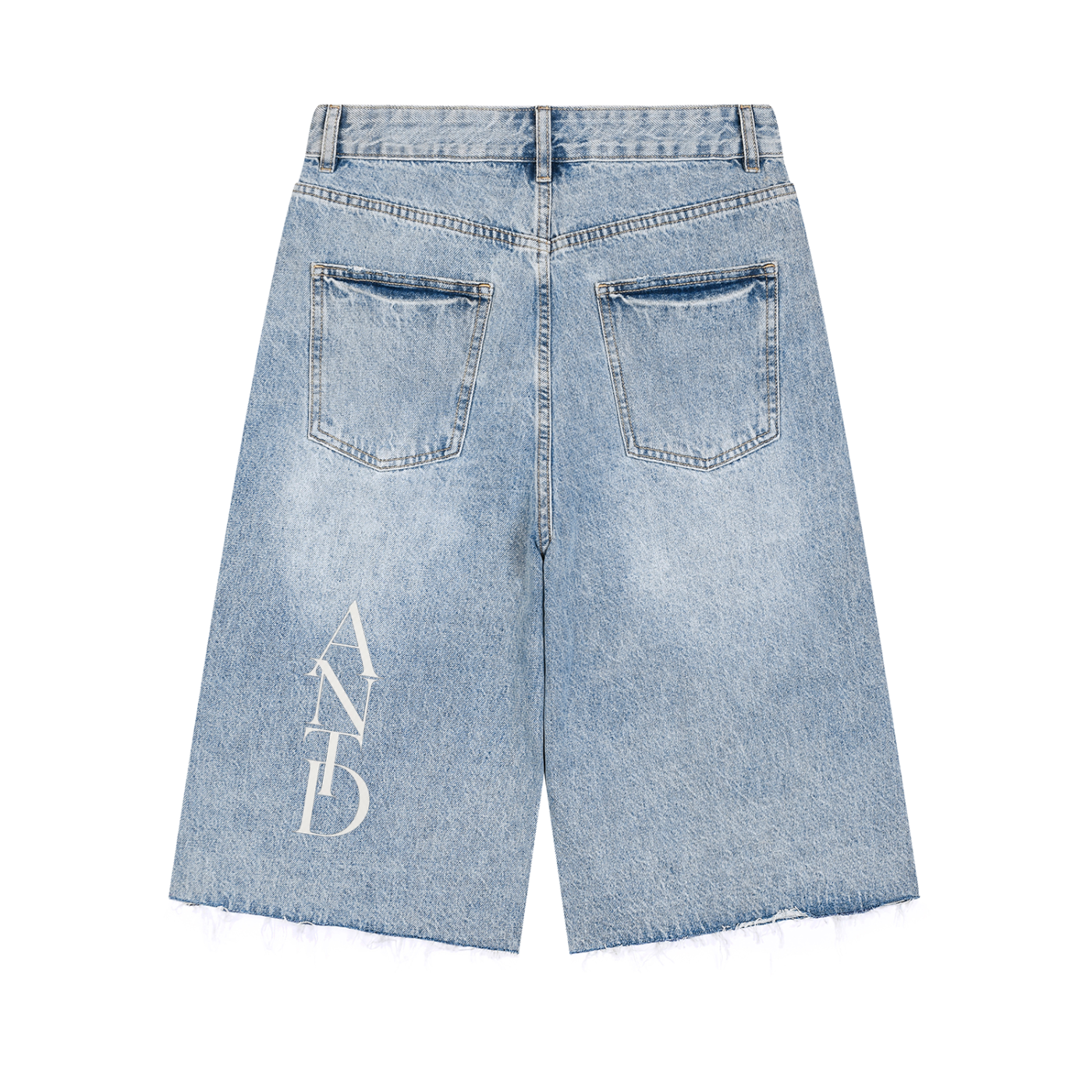Men’s Vintage Wide Leg Denim Shorts