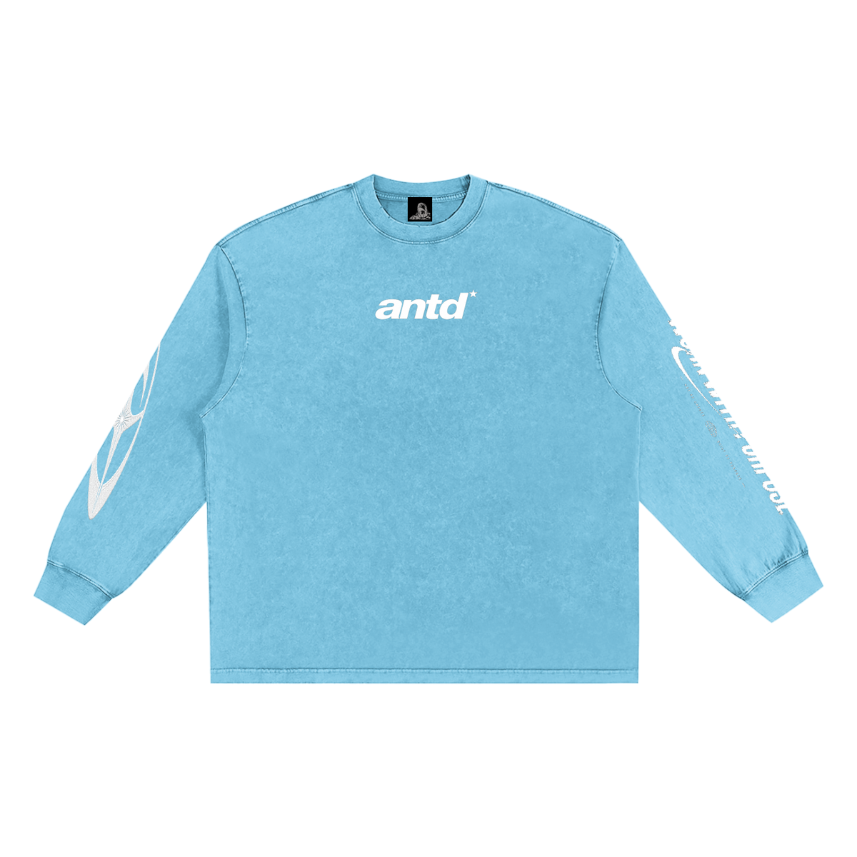 Snow Washed Frayed Edge T-Shirt