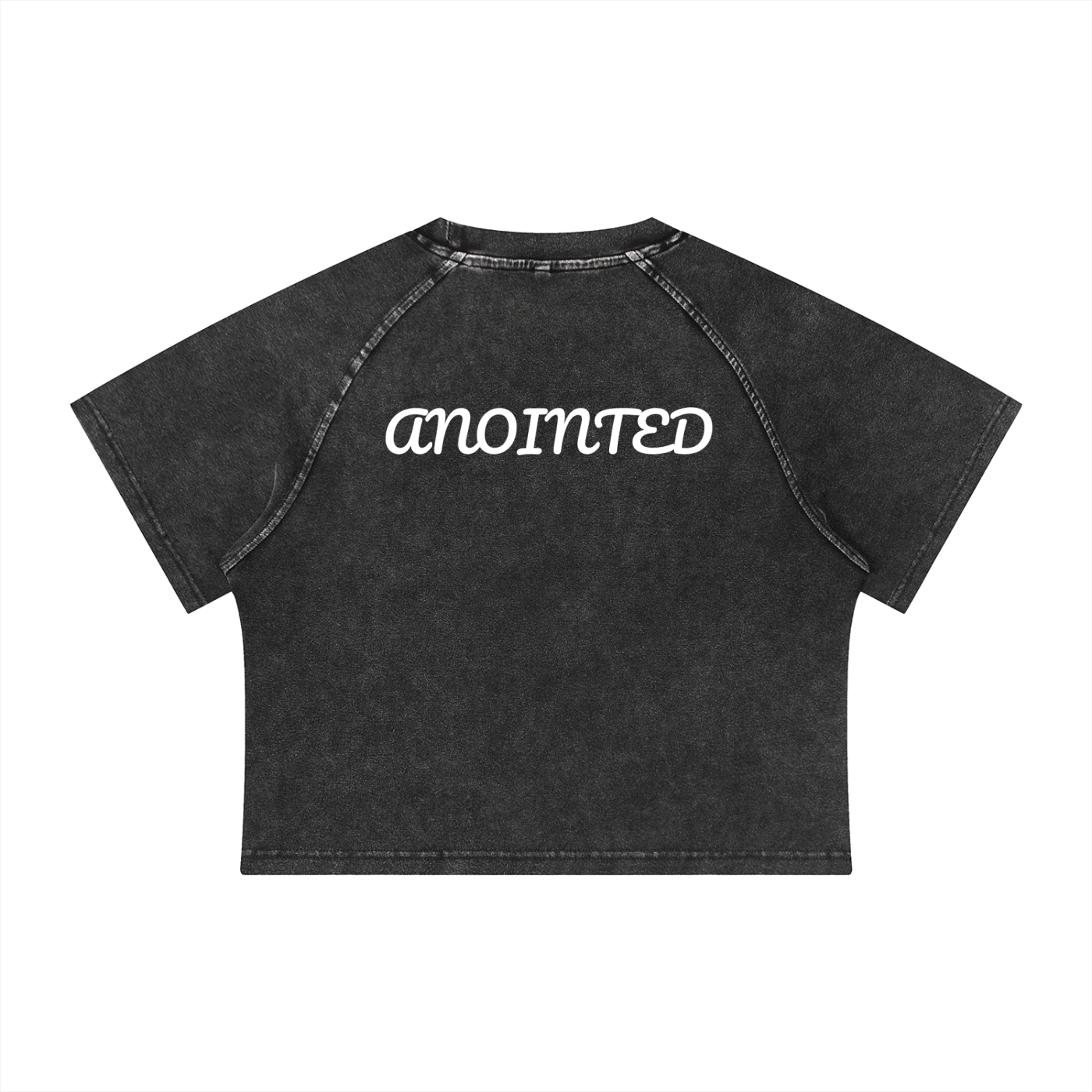 Women's Mineral Wash Raglan Crop T-Shirt