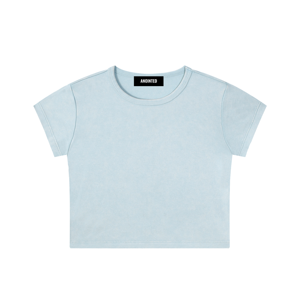 Snow Washed Crop Top